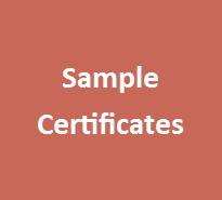 Sample Certificates 